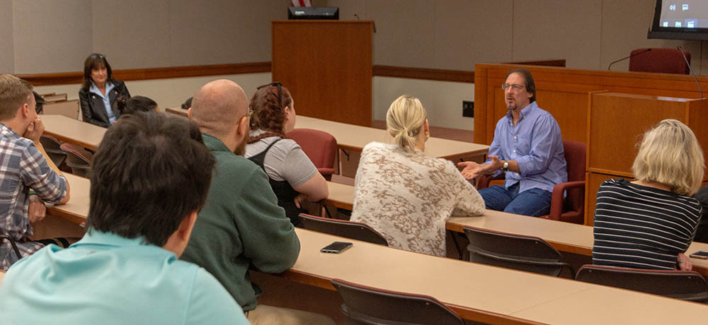 Greg Taylor presents to Wake Forest Law School
